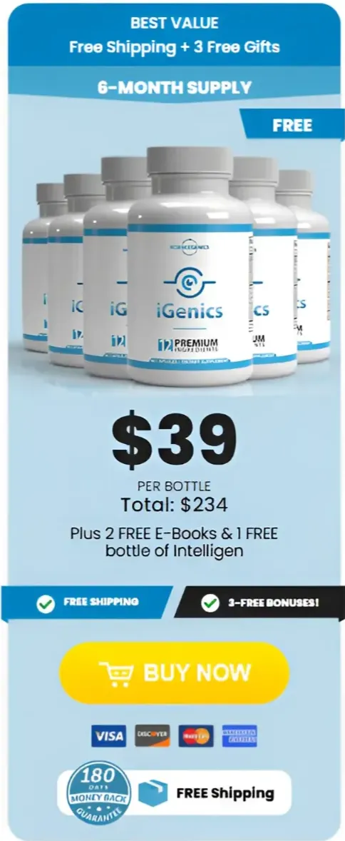 iGenics price 6 bottle